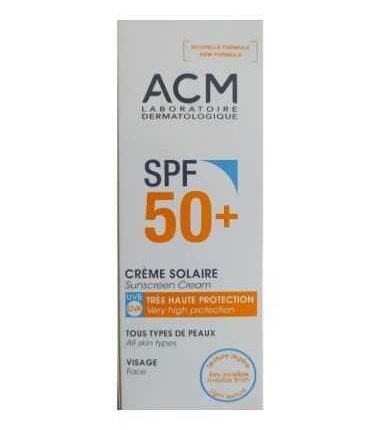 ACM CREME SOLAIRE SPF 50+ TOUS TYPES DE PEAUX 40 ML