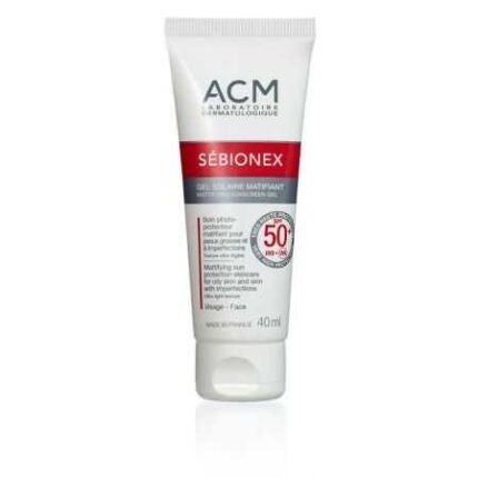 ACM SEBIONEX GEL SOLAIRE MATIFIANT SPF 50+ 40 ML
